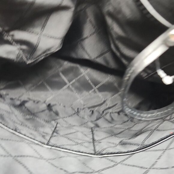 Michael Kors Megan Large Striped Leather Tote Bag - Picture 10 of 11